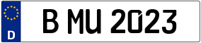 Truck License Plate
